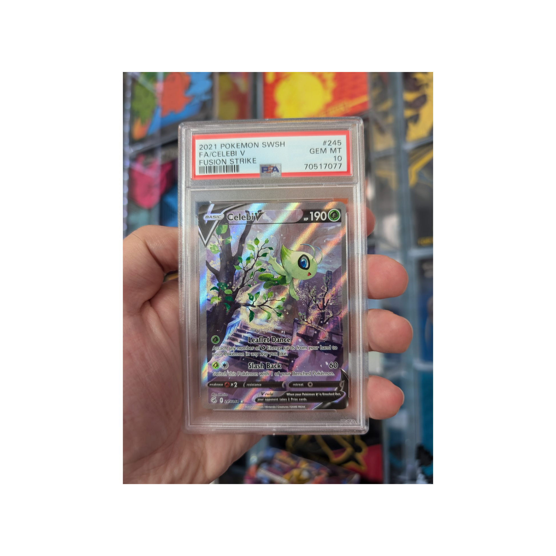 Celebi V Fusion Strike 245/264 2021 English PSA 10