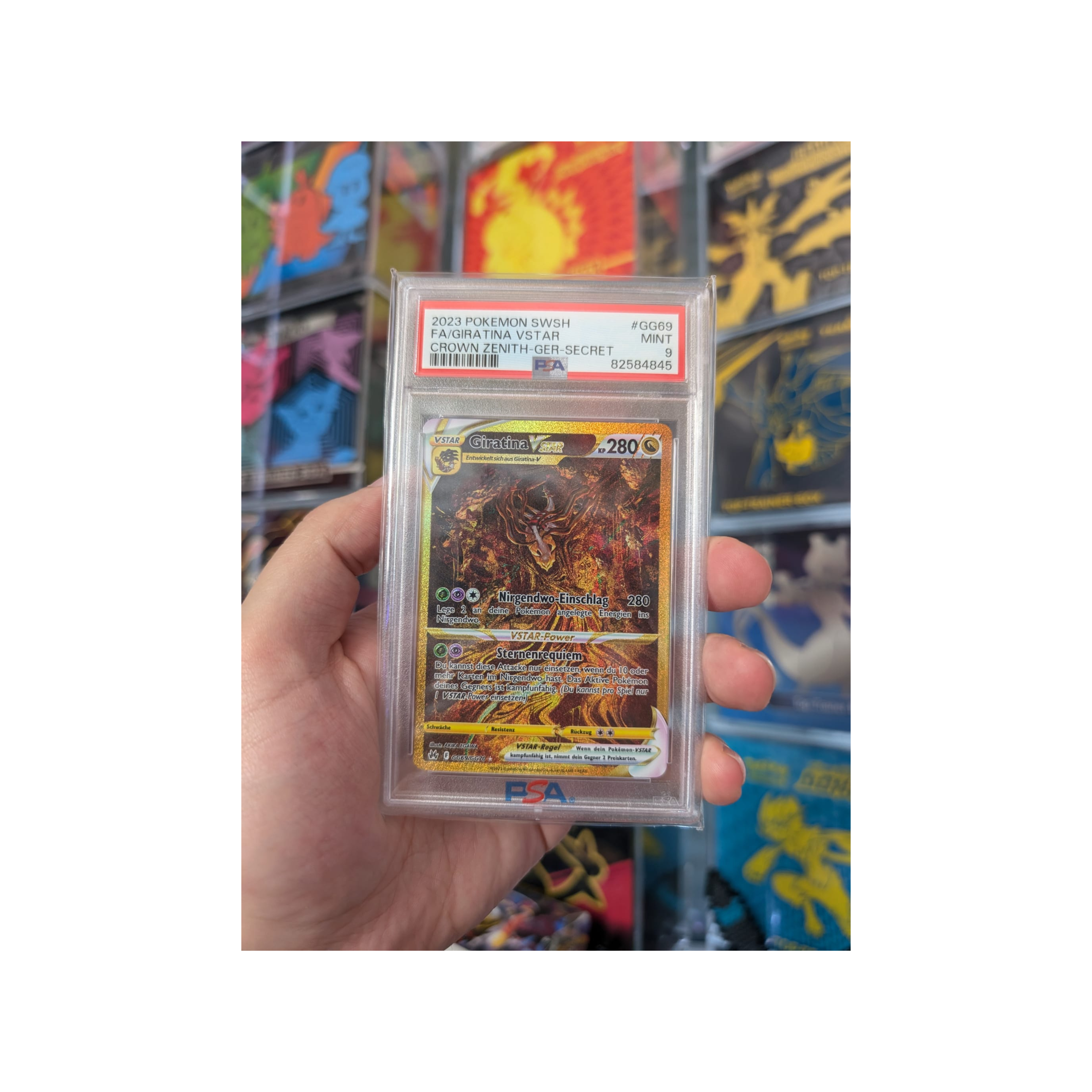 Giratina Crown Zenith GG69/GG70 2023 English PSA 9