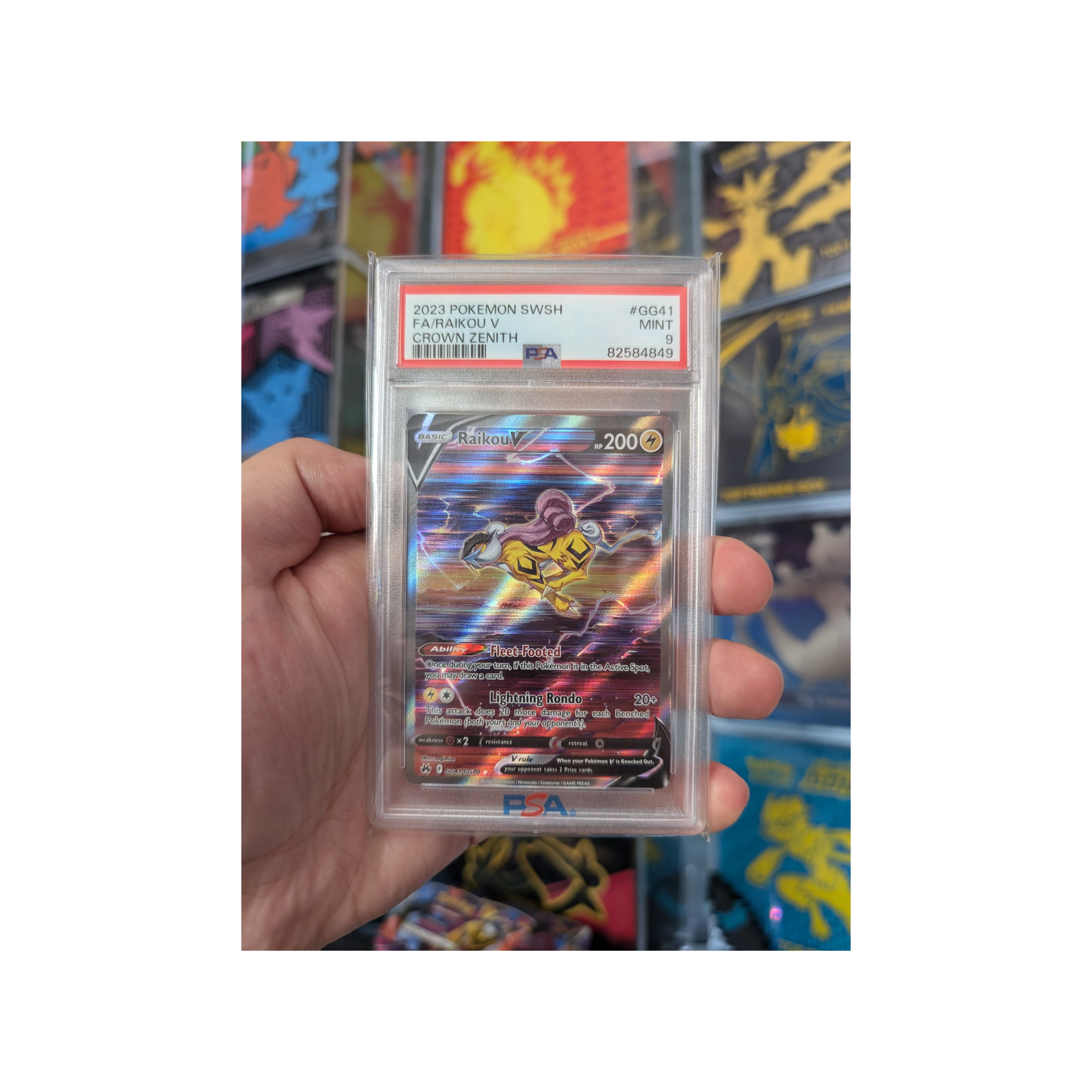 Raikou V Crown Zenith GG41/GG70 2023 English PSA 9