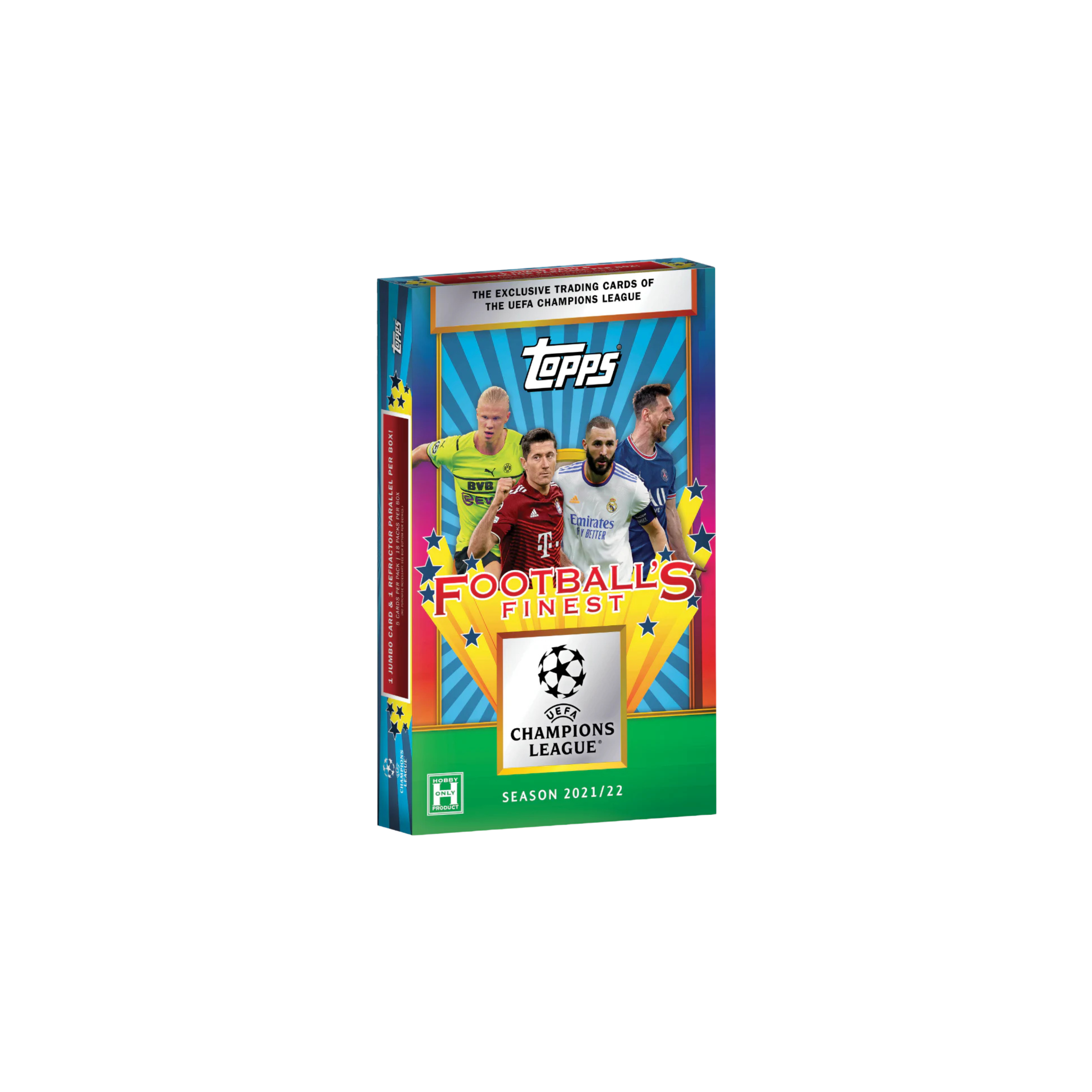 Topps UEFA Champions League Finest Flashbacks Soccer Hobby Box 2021/2022